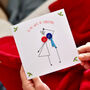 'To My Wife At Christmas' Button Card, thumbnail 1 of 5