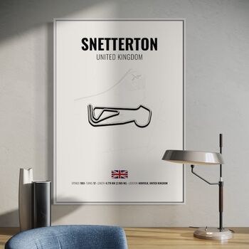Snetterton F1 Track Print F1 Gift, 2 of 2