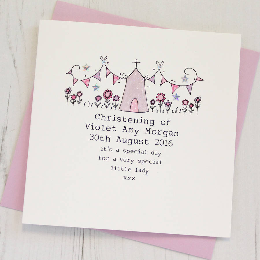 What To Write In A Christening Card For A Girl