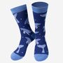 Men's Bamboo Socks Blue Whale, thumbnail 1 of 2