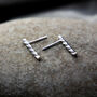 Spiralled Sterling Silver Stud Earrings, thumbnail 1 of 4
