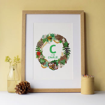 Personalised Insect Nest Name Papercut Print, 5 of 9
