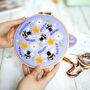 Bees And Lavender Embroidery Kit, thumbnail 2 of 8