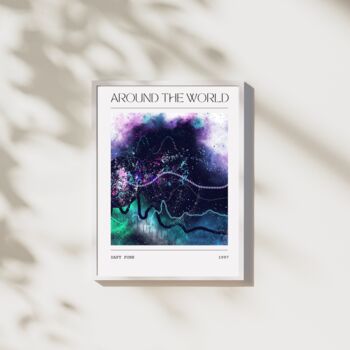 Daft Punk Abstract Song Painting Art Print, 2 of 3