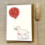 Personalised English Bull Terrier Birthday Card, thumbnail 6 of 8