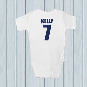 Personalised England Football Supporters Babygrows, 7 of 8