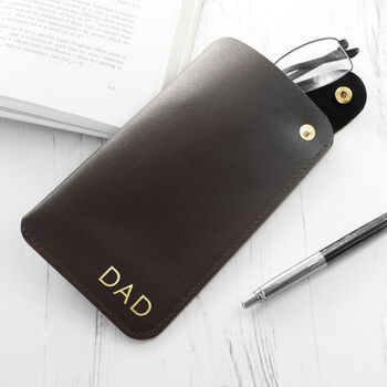 Personalised Leather Glasses Case, 11 of 12