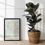 Personalised Anglesey Map Print Anglesey Gift, thumbnail 9 of 9