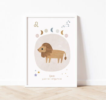 Sign Of The Zodiac Print For Leo, 2 of 4