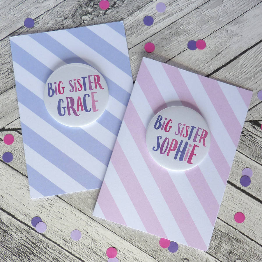 Big Sister Card With Badge, 1 of 5