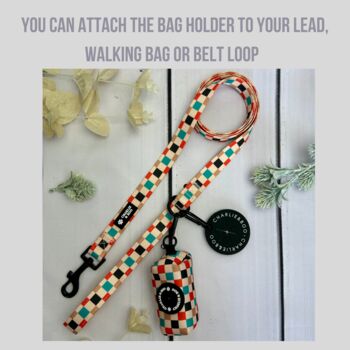 Patchwork/Plaid Dog Poo Bag Holder, 3 of 7