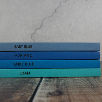 Set Of Five Personalised Spine Notebooks, 6 of 12