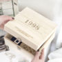 Birthday Year And Message Personalised Memory Box, thumbnail 2 of 7