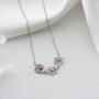 Personalised 'Family Bouquet' Birthstone Flower Necklace, thumbnail 4 of 11