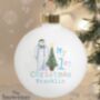 Personalised The Snowman My 1st Christmas Bauble, thumbnail 2 of 3