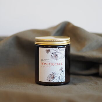 Honeysuckle Botanical Candle Hand Poured In Ireland, 2 of 3