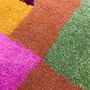 Handmade Tufted Multi Coloured Mini Runner Rug, thumbnail 7 of 12