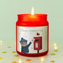 Merry Christmas Scented Candle • Red Jar Candle • Little Bear Co • Festive Gift, thumbnail 1 of 2