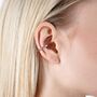 Chunky Drop Ear Cuff, thumbnail 2 of 6
