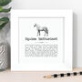Framed Horse Quotes Print In Gift Box, thumbnail 1 of 8