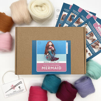 Needle Felting Kit Mermaid, 4 of 9
