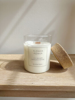 Flower Power Coco Wax Candle, 3 of 9