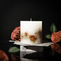 Botanical Pillar Scented Candle, Rose Or Lavender, thumbnail 1 of 8