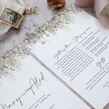 Whimsical Barn Wedding Invitation, 3 of 6