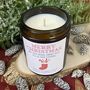 Funny Personalised Christmas Full Stocking Candle Gift, thumbnail 2 of 3