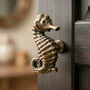 Brass Seahorse Drawer Pull Knob, thumbnail 4 of 8