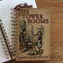 'The Tower Rooms' Upcycled Notebook, thumbnail 1 of 5