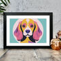 Cocker Spaniel Dog Portrait Illustration Art Print, thumbnail 1 of 2