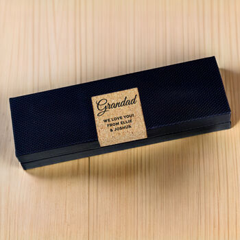 Personalised Cork Pen Set With Name And Box, 3 of 3
