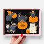 Personalised Scaredy Cat Letterbox Iced Cookies, thumbnail 1 of 10