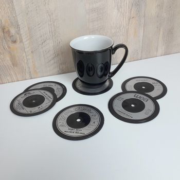 Set Of Six Record Coasters, 2 of 7