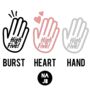 High Five Mirror Decal / Sticker 24 Colours, thumbnail 6 of 10