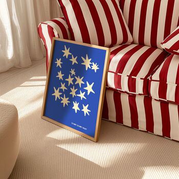 Starry Starry Night Retro Music Giclée Art Print, 2 of 8