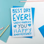 Best Day Ever Anniversary Card, thumbnail 1 of 2