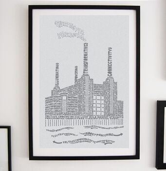 Battersea Power Station Citography Skyline Print, 5 of 8