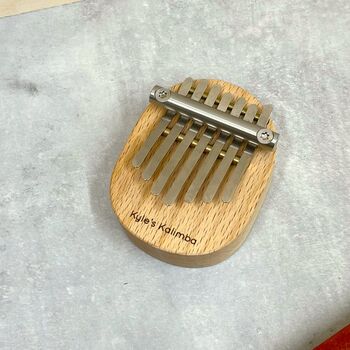Personalised Wooden Kalimba Instrument, 3 of 4