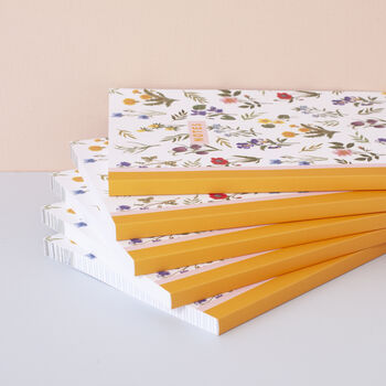 A5 Wild Flower Print Journal 100 Page Notebook, 5 of 10