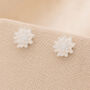 Sterling Silver Chrysanthemum Flower Stud Earrings – 8mm, thumbnail 1 of 5