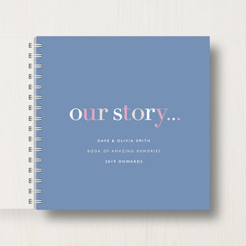 Personalised 'Our Story' Memory Book Or Album, 11 of 12