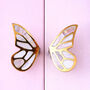 G Decor Set Of Two Handcrafted Brass And Mother Of Pearl Butterfly Wing Handles, thumbnail 3 of 3