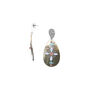 Xl Brownlip Drop Earrings, thumbnail 2 of 2