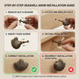 Nautical Brass Seashell Knob, thumbnail 3 of 8
