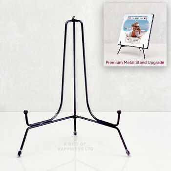 The World’s Best Dad Personalised Photo Slate Gift For Dad, 5 of 6