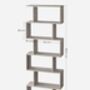 Six Tier Bookshelf Room Divider Modern Storage Unit, thumbnail 11 of 12