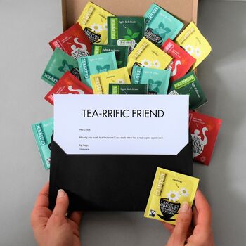 Team Tea Break Personalised Letterbox Tea Gift, 7 of 7
