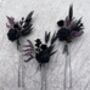 Black Gothic Hair Pins, thumbnail 3 of 5